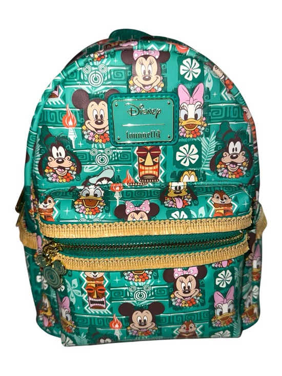 Loungefly Handbags - Loungefly Mickey and Friends Tiki Character Mini Backpack